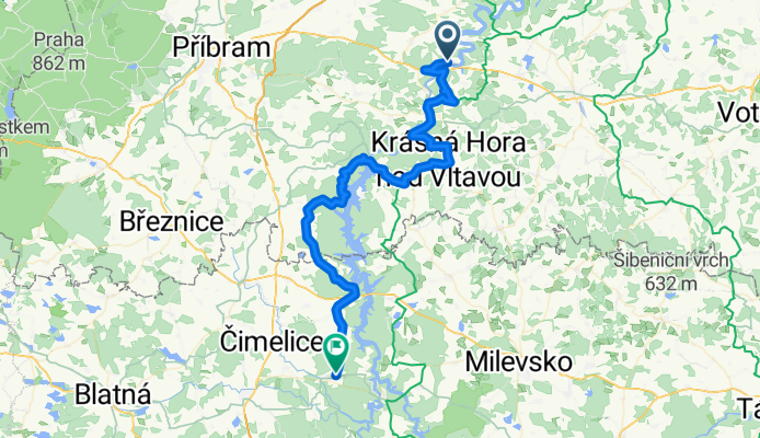 Krásná Hora nad Vltavou - Čimelice