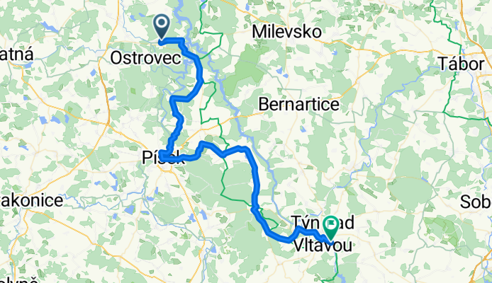 Čimelice - Týn nad Vltavou