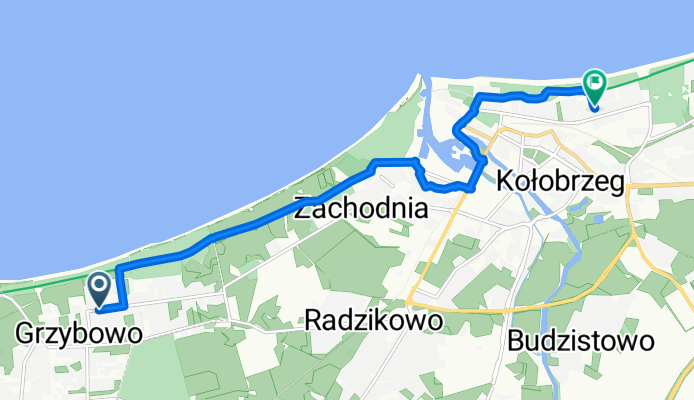 Nadmorska, Grzybowo do Jana Kasprowicza, Kołobrzeg
