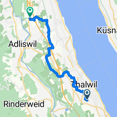 Aubrigstrasse, Thalwil to Dietlimoosplatz, Adliswil