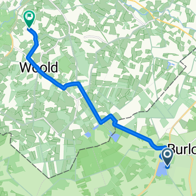 An den Eichen, Borken nach Harkelsweg, Winterswijk Woold