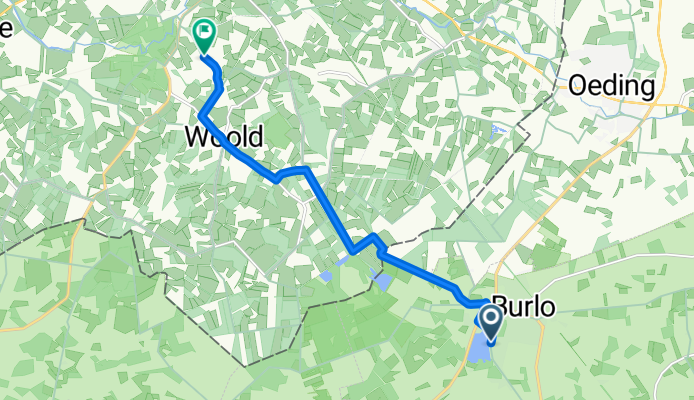 An den Eichen, Borken nach Harkelsweg, Winterswijk Woold