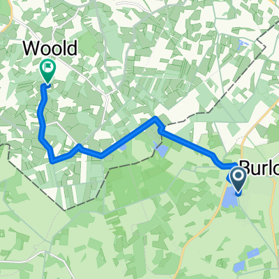 An den Eichen, Borken nach Meerdinkweg, Winterswijk Woold