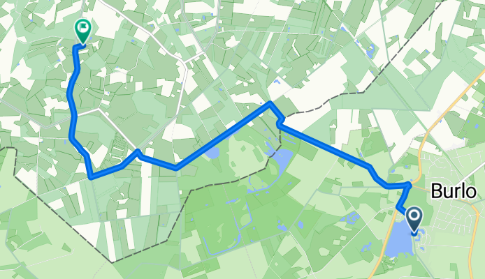 An den Eichen, Borken nach Meerdinkweg, Winterswijk Woold