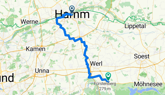 Adenauerallee nach Zur Alten Eiche