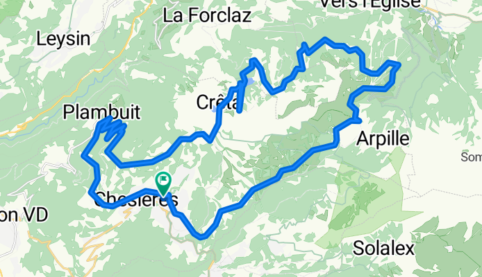 De Villars-sur-Ollon à Villars-sur-Ollon