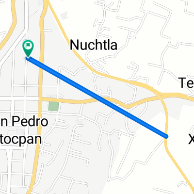 De Camino a San Bartolomé Xicomulco a Camino a San Bartolomé Xicomulco