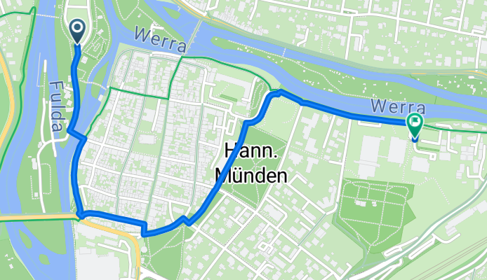 Gustav-Blume-Weg nach Werraweg