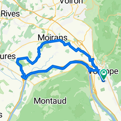 Itinéraire à Voreppe