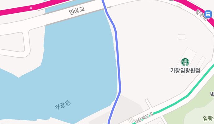Photo 1 de l’itinéraire Bikemap « 서생면 45-3 ~ 한국제지사택 »
