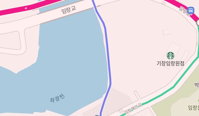 Photo 2 de l’itinéraire Bikemap « 서생면 45-3 ~ 한국제지사택 »