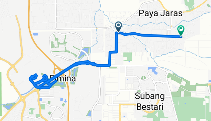 Jalan Teratai to Lorong Khalifah Zakaria