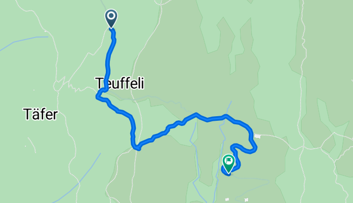 Arth nach Spitzibüelstrasse, Goldau