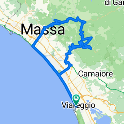 Piazza Massimo d'Azeglio, Viareggio to Piazza Massimo d'Azeglio, Viareggio