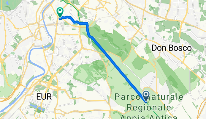 Da Via Appia Antica a Roma Porta S. Paolo