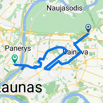 Savanorių pr., Biruliškės to Varnių g., Kaunas