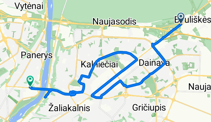 Savanorių pr., Biruliškės to Varnių g., Kaunas