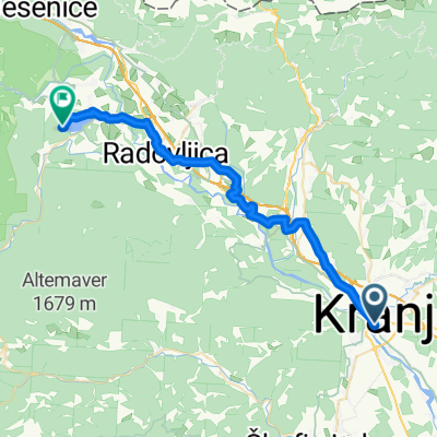 Tavčarjeva ulica, Kranj to Bled, Bled