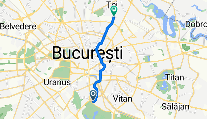 Strada Trestiana, Bucharest to Strada Maica Domnului, Bucharest