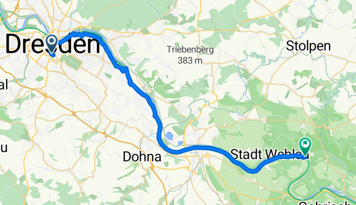 Drážďany - Stadt Wehlen