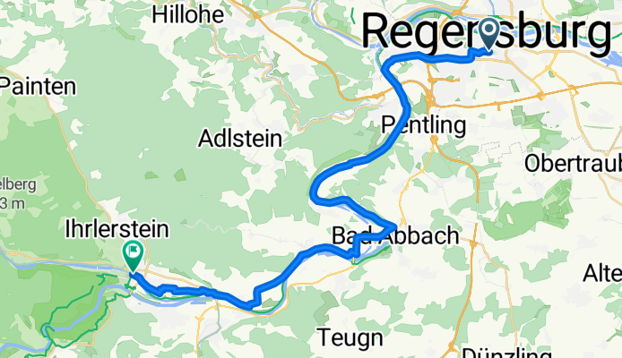 Regensburg nach Kelheim