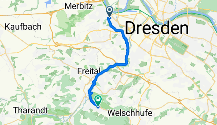 Mobschatzer Straße, Dresden nach Rudeltstraße, Freital