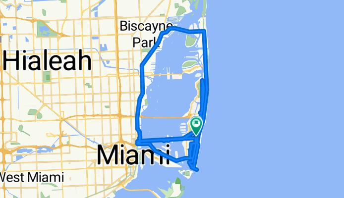 James Ave, Miami Beach to James Ave, Miami Beach