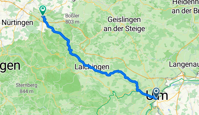 Ulm - Kirchheim unter Teck