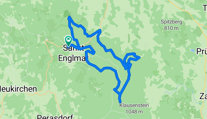 Rundkurs Sankt Englmar-Pröller-Hirschenstein-Sankt Englmar