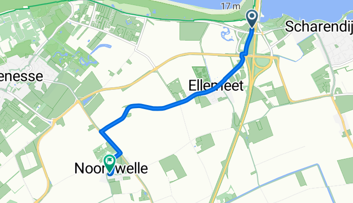 Brouwersdam Buitenzijde, Scharendijke to Zuidwelleweg, Noordwelle