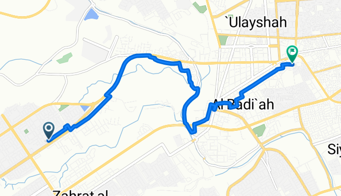 طريق الأمير مساعد بن عبدالرحمن بن فيصل, الرياض to شارع سريحة, الرياض