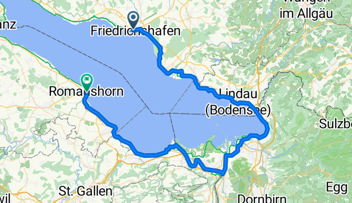 Friedrichshafen Stadt nach Romanshorn