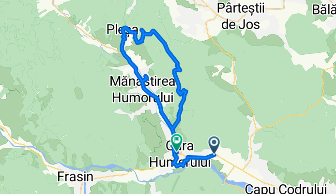 Route to Strada Uzinei