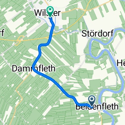 Am Dorfteich, Beidenfleth nach Schmiedestraße, Wilster