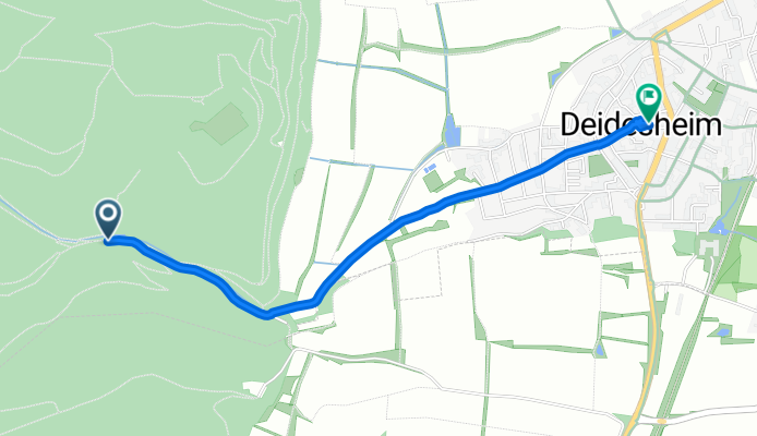 Mühltalstraße, Deidesheim nach Marktplatz, Deidesheim