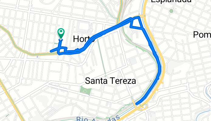 De Rua Alabastro a Rua Alabastro