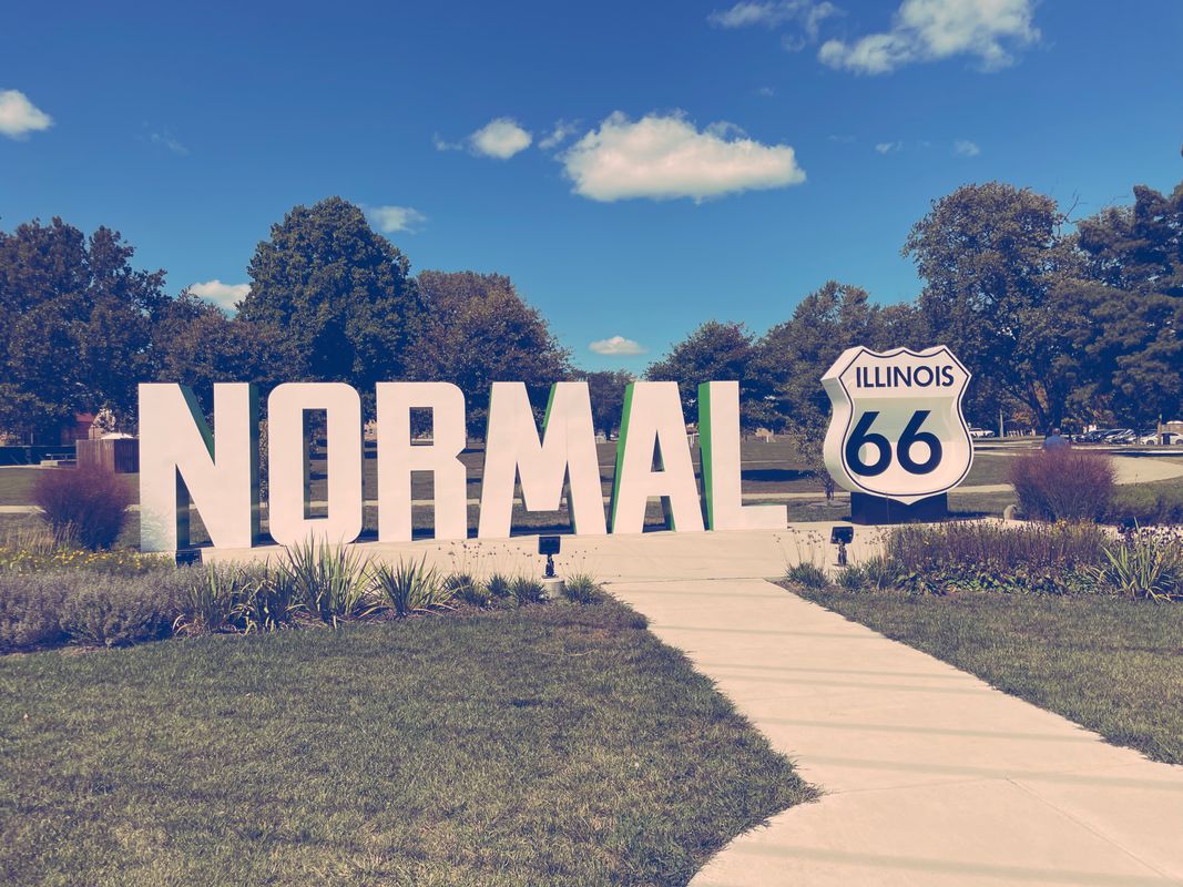 RTE 66 Bike Trail - Normal Sign to Towanda