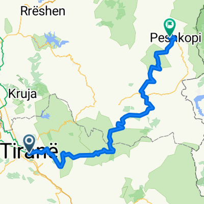 Trasa z Sheshi Skënderbej