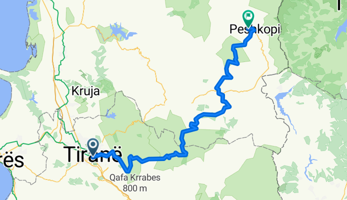 Trasa z Sheshi Skënderbej