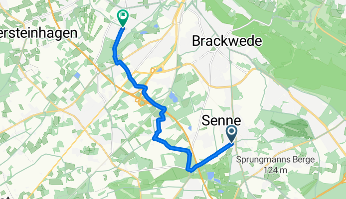 Windelsbleicher Straße, Bielefeld nach Kupferheide, Bielefeld