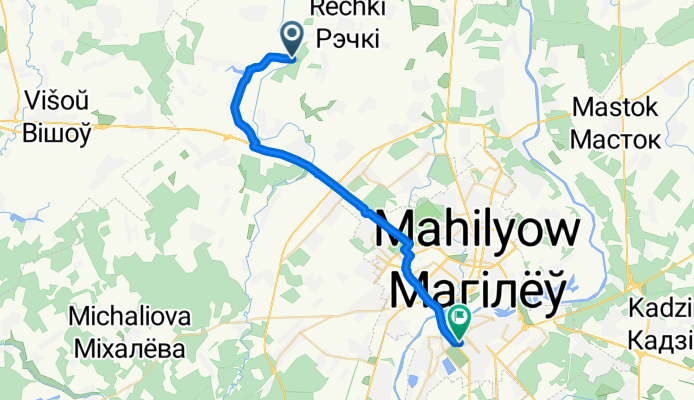 Маршрут в проспект Шмидта 52А