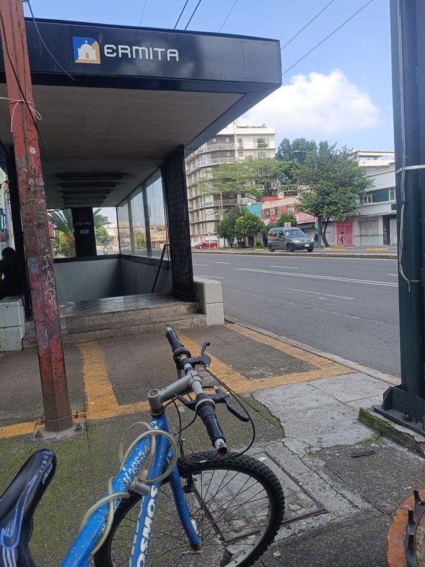 Ruta desde el Hospital general, Centro histórico hasta metro Ermita de la 12