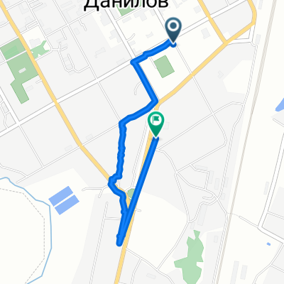 От улица Циммервальда 24/32 до улица Луговая 30Б