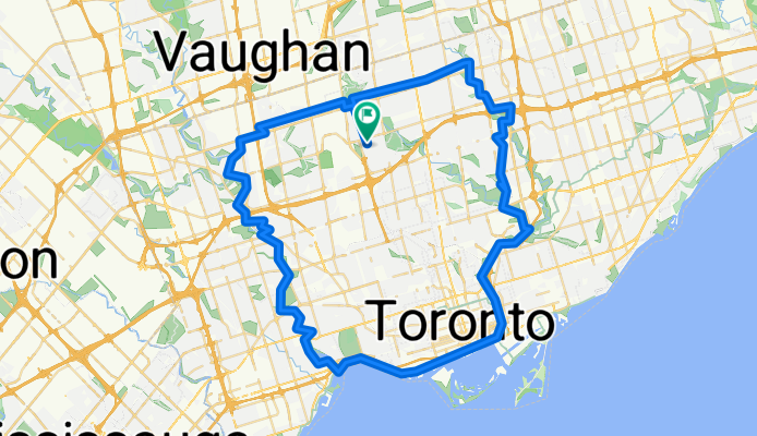 Reiner Rd, Toronto to Reiner Rd, Toronto