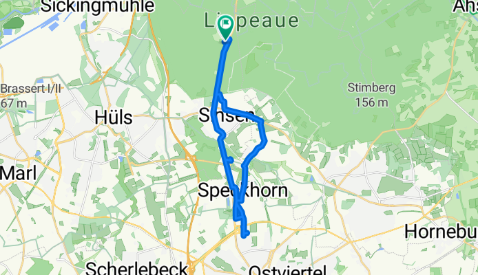 Halterner Straße 525/2 nach Halterner Straße 525/2