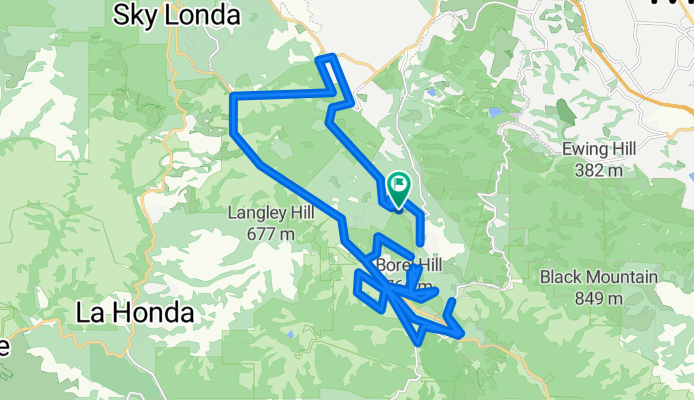 Ciervos Road to Ciervos Road