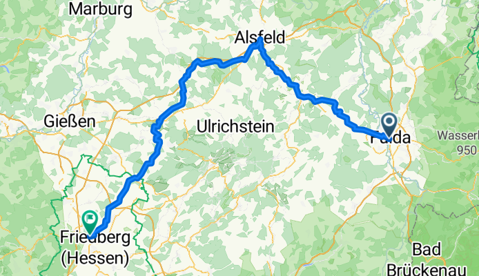 Von Fulda bis Bad Nauheim