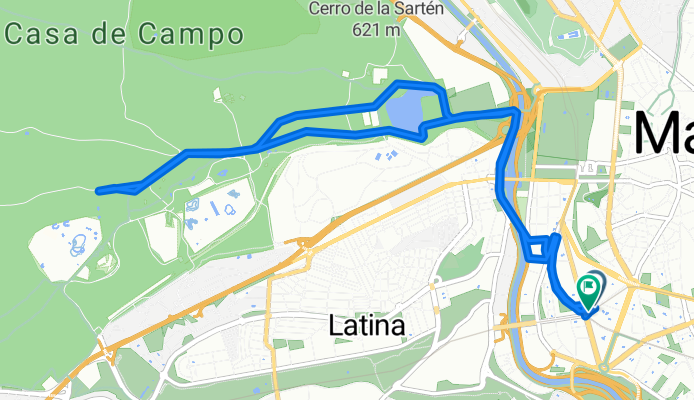 Calle de Santa Casilda, Madrid a Calle de Santa Casilda, Madrid