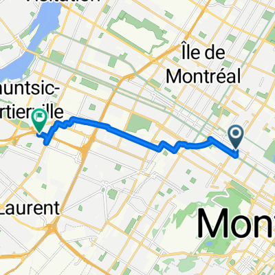 Rue Berri, Montréal to Rue Quintin, Montréal