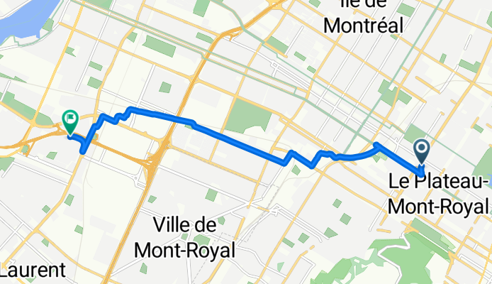 Rue Berri, Montréal to Rue Quintin, Montréal